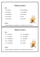 Aperçu - Autre type de ressources - Dictée sur le son S (s, ss, c, ç, ti, sc) - Page de couverture