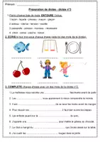 Aperçu - Autre type de ressources - Dictée sur le son S (s, ss, c, ç, ti, sc) - Page 2