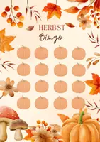 Vorschau - Spiele - Herbstbingo - Deckblatt