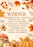 Vorschau - Spiele - Herbstbingo - Seite 1