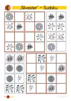 Vorschau - Arbeitsblätter - Bild-Sudoku "Silvester" - Deckblatt