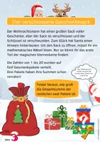 Vorschau - Arbeitsblätter - Materialpaket Weihnachten Silvester Neujahr Mathe Rätseln Knobeln - Seite 3
