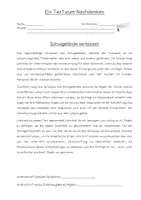 Vorschau - Merkblätter - Abschreibtext - ein Text zum Nachdenken - Schulgelände verlassen - Seite 3