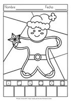 Vista previa - Manualidades / Dibujos para colorear - Tarjetas de Arte Pop Navideño para Colorear - página 3