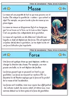Vorschau - Bildkarten - Fichier de connaissances - Masse, forces et gravitation | Astronomie (français) - Seite 1