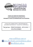 Vista previa - Refuerzo / NEE / Materiales de apoyo - TARJETAS PROFESIONES, OFICIOS Y OCUPACIONES - página 1