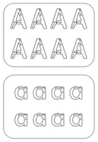 Vorschau - Arbeitsblätter - Materialpaket Buchstabeneinführung A-Z - Seite 1
