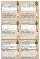 Vorschau - Mal- und Bastelvorlagen - Weihnachtsgruß Keksrezept | Feriengruß Weihnachten - Seite 3