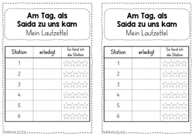 Vorschau - Unterrichtsreihen - Am Tag, als Saída zu uns kam: Lerntheke (Klassen 3/4) - Seite 2