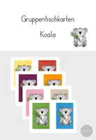 Vorschau - Anderer Materialtyp - Gruppentisch Karten Koala Klasse 1-4 - Deckblatt