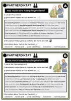 Vorschau - Fördermaterial/Inklusion - Partnerdiktat: Was macht eine Altenpflegehelferin? - Seite 1