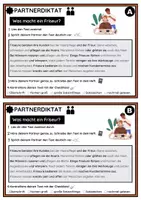 Vorschau - Fördermaterial/Inklusion - Partnerdiktat: Was macht ein Friseur / Frisör? - Seite 1