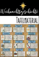 Vorschau - Poster - Die Weihnachtsgeschichte - Tafelmaterial - Deckblatt