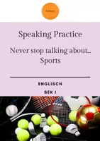 Vorschau - Aufgabenkarten - Speaking Practice: Never stop talking... about sports - Deckblatt