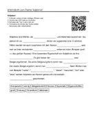 Vorschau - Arbeitsblätter - Arbeitsblätter zum Thema "Adjektive" + Lösung & MP3 + Mindmap + Infografik - Deckblatt