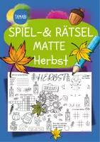 Vorschau - Arbeitsblätter - Ausmalbilder Herbst -Spiel- & Rätselmatte "Herbst" | Herbst Rätsel | Aufgaben für Schnelle | Ich bin fertig Aufgaben | Lückenfüller - Deckblatt