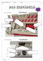 Vorschau - Arbeitsblätter - Nähmaschine - Einfädeln AB Fachbegriffe + Lösung - Deckblatt