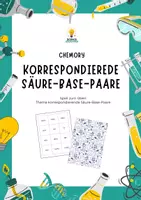 Vorschau - Spiele - Chemory korrespondierende Säure-Base-Paare - Deckblatt