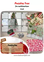 Aperçu - Apprentissages en autonomie - Puzzles Trac - Noël - Jeu mathématique - Page de couverture