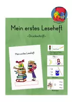 Vorschau - Arbeitsblätter - Erstes Leseheft_Druckschrift - Deckblatt