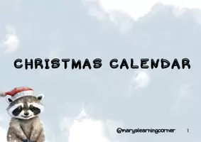 Προεπισκόπηση - Flashcards - XMASS calendrar και χριτουγεννιάτικες Αποστολές - Εξώφυλλο