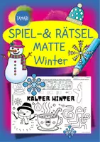 Vorschau - Stationenlernen - Ausmalbilder Winter - Spiel- & Rätselmatte "Winter" - Rätseln & malen | Winter Rätsel | Aufgaben für Schnelle | Ich bin fertig Aufgaben | Lückenfüller - Deckblatt