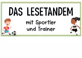 Vorschau - Merkblätter - Lesetandem: Wortkarten - Seite 1