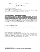Vorschau - Stundenentwürfe - Unterrichtsentwurf_Erzählen_Mutig_Mutig_Kl.1 - Deckblatt