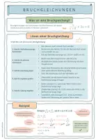 Vorschau - Merkblätter - MERKBLATT: Bruchgleichungen - Seite 1
