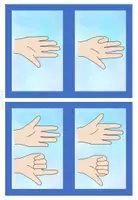 Vorschau - Präsentationen/Tafelbilder - Mengenerfassung mit Fingern- Tafelmaterial - Seite 2