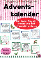 Vorschau - Spiele - Adventskalender - Rätsel und Gesten der Freundlichkeit (Kl. 1-3) - Seite 2