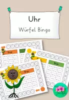 Vorschau - Spiele - Würfel Bingo - spielend die Uhr lernen - Deckblatt