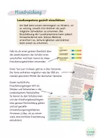 Vorschau - Fördermaterial/Inklusion - Lesekompetenz feststellen Beobachtungsbogen Lese-Rechtschreibschwäche LRS - Seite 1