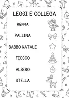 anteprima - Esercizi - Raccolta di schede didattiche sul Natale per le classi prima e seconda - Pagina 1
