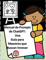 Vista previa - Para docentes: organización, planificación y formación - Manual de Prompts de ChatGPT: Una Guía para Maestros que Buscan Innovar - Portada