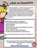 Vista previa - Para docentes: organización, planificación y formación - Manual de Prompts de ChatGPT: Una Guía para Maestros que Buscan Innovar - página 1