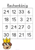 Vorschau - Spiele - Rechenkönig Spiel Einmaleins - ohne farbige Hintergründe - Seite 2