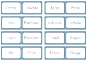 Vorschau - Spiele - Merk es dir! Merkspiel Synonyme Nomen (ohne Artikel) - DAZ - Seite 2