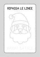 anteprima - Esercizi - Schede di pregrafismo di Natale - Pagina 1