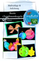Vorschau - Mal- und Bastelvorlagen - Bunte Weihnachtsbaumkugeln: Malvorlagen - Deckblatt