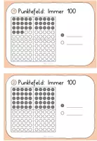 Vorschau - Arbeitsblätter - Punktefeld - Immer 100 - Seite 3