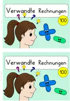 Vorschau - Arbeitsblätter - Verwandte Rechnungen im Z100 - Kartei/Heft - Seite 1