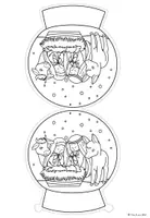 Vorschau - Mal- und Bastelvorlagen - Windlichter Schneekugeln Tischlaternen Weihnachten Weihnachtsgeschenk - Seite 2