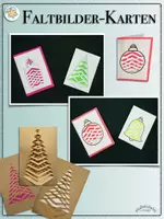 Vorschau - Mal- und Bastelvorlagen - „Weihnachtskarten basteln“ - Faltbilder-Karten (Kirigami, Weihnachten) - Deckblatt
