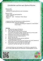 Vorschau - Stundenentwürfe - Zufallsbilder Gerhard Richter Würfelbilder Zufall BK Kunst Gemeinschaftsbild - Seite 1
