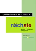 Vorschau - Spiele - Spiel e oder ä ab 3. Klasse mit Wortlisten - Deckblatt