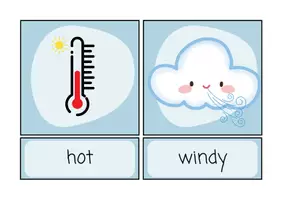 Vorschau - Präsentationen/Tafelbilder - Weather - Flashcards - Seite 3