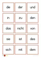 Vorschau - Anderer Materialtyp - Lesen lernen: 100 häufigsten Worte (Blitz-Worte) - Seite 2