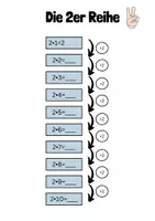 Vorschau - Arbeitsblätter - Mathe DaZ: Multiplikation (1er, 2er und 3er Reihe) - Seite 2