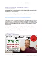 Vorschau - Unterrichtsreihen - Lernen mit Uwe: Deutsch-Test für den Beruf C1 Sprechen I Faktoren für Kundenbindung - Deckblatt
